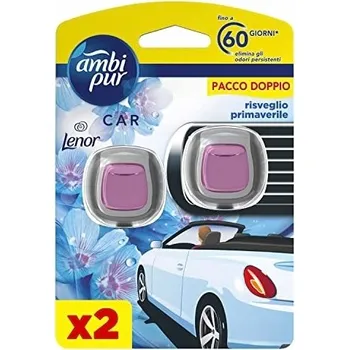 Vůně do auta AMBI PUR CAR Lenor Modrá vůně do auta 2 kusy