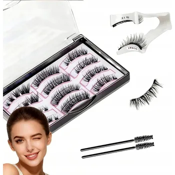 Umělé řasy Magnetické Řasy Umělé jako PŘIROZENÉ + Aplikátor BEZ lepidla PREMIUM