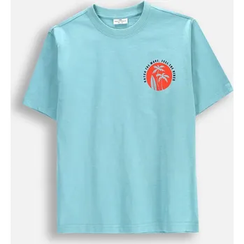 Chlapecké tričko Chlapecké tričko tyrkysové, triko s krátkým rukávem velikost 152 Coccodrillo WC5