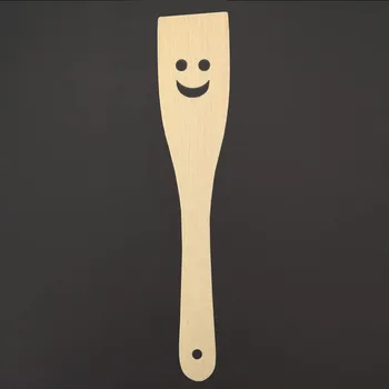 Obracečka AMADEA Dřevěná obracečka s obličejem, masivní dřevo, 28 cm