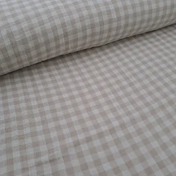 Pro útulný domov látka Mušelín KOSTIČKY HNĚDÉ