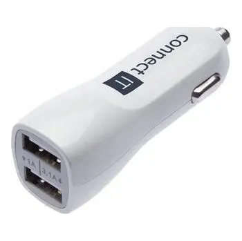 Connect IT CI-708 Auto Bílá nabíječka do auta pro mobilní zařízení