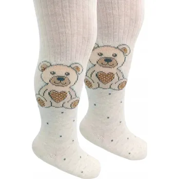 Dětské punčocháče Lilly Bling béžové bavlna velikost 62