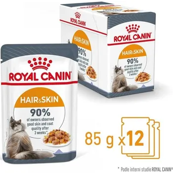 Royal Canin Hair & Skin v želé 12x85g