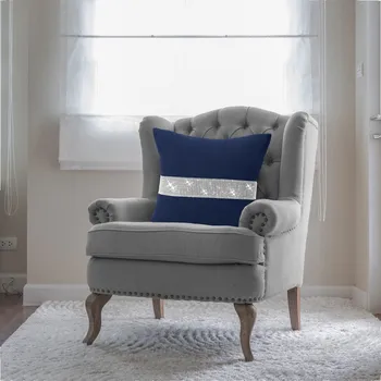 Povlak na polštářek Dekorační povlak na polštář GLAMOUR 404-69 granátový