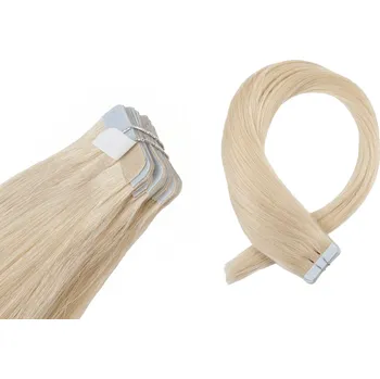 Příčesek Příčesek BestHair světle šedá, přírodní, polodlouhé vlasy 50-52 cm