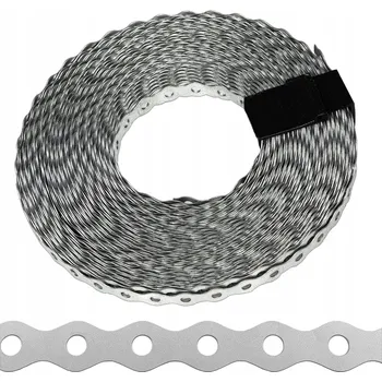 Montážní ocelová páska Domax 12 mm x 0,7 mm x 25 m, voděodolná