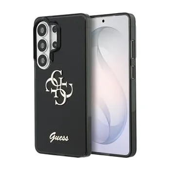 Pouzdro na mobilní telefon Guess IML 4G Script Metal Logo Zadní Kryt pro Samsung Galaxy 26 Ultra Black