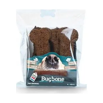 Pamlsek pro psa Pochoutka pes Bugbone Large kost s hmyzem 6x45g
