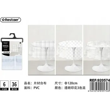 ubrus Průhledný PVC Ubrus s Vzorem Ø120cm