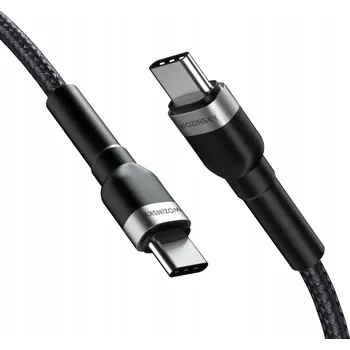 Datový kabel Kabel Wozinsky USB typ C - USB typ C 1 m černý
