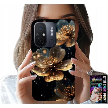 Pouzdro na mobilní telefon POUZDRO PRO XIAOMI REDMI 12C - KRÁSNÉ KVĚTINY, ZADNÍ KRYT, POUZDRO