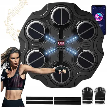 Bezpečnostní kamera BOXERSKÁ STĚNA S RUKAVICEMI 3 REŽIMY NA ZEĎ PRO DĚTI