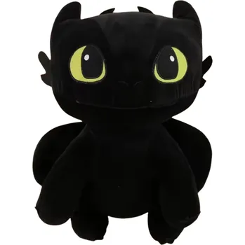 plyšák Plyšová Hračka Bezzubka černý 31 cm Jak vycvičit draka