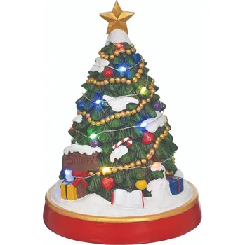 Vánoční dekorace HRACÍ SKŘÍŇKA S PODSVÍCENÍM VÁNOČNÍ STROMEK VÁNOČNÍ DEKORACE dárek Vánoce