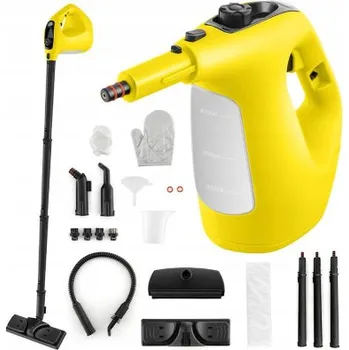 Parní čistič Parní čistič ES10287DE-YW, 4v1, 2 bary, 400 ml, žlutý - B COSTWAY
