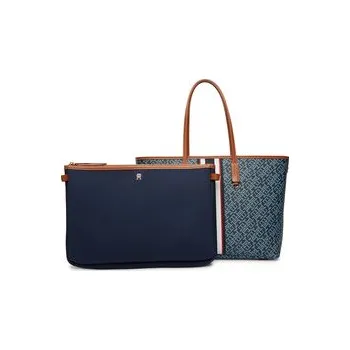 Kabelka Kabelka Tommy Hilfiger Th Monoplay Tote Stripe Le AW0AW18390 Modrá OS