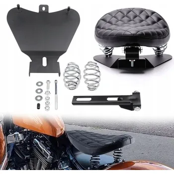 Moto sedlo Solo sedlo motocyklu s pružinovým držákem, skútr, chopper, bobber