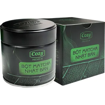 Čaj Cozy Matcha čaj Premium Japan - Japonský zelený čajový prášek (50 g)