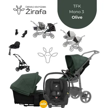 Dětské zboží Akční set TFK Mono 3 Olive 10v1 2025