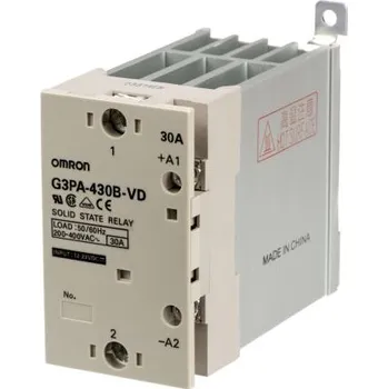 Relé Polovodičové relé 30 A Lišta DIN, Povrchová montáž Nulové křížení SPST-NO Triac 440 V AC G3PA G3PA-430B-VD 12-24VDC