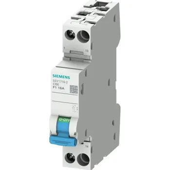 Přepěťová ochrana Průmyslová ochrana proti přepětí, řada: 5SY Jednafázová 16A 230V (Volts) Lišta DIN, rozsah: 5SY17