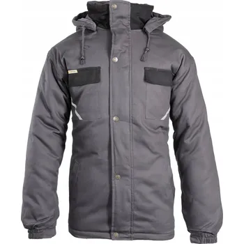 Pracovní obuv Zimní pracovní bunda zateplená bavlna BRIXTON NATUR ocelová vel. L