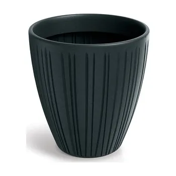 Květináč Květináč FERO ROUND MIDL 48 cm - barva: uhlíkově šedá