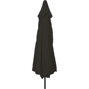 Markýza Zahradní slunečník Černá 395 x 395 x 245 cm Polyester a ocel