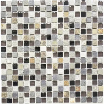 Obklad Mozaika WzorcowniaStudio 30 x 30 cm, odstíny hnědé a béžové