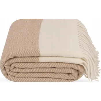 Prostěradlo Vlněná deka Montre 100% Australská Merino vlna Béžová 140×200 cm