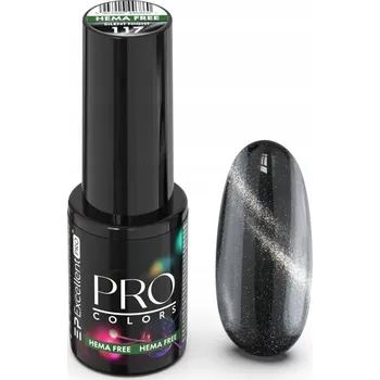 Lak na nehty Excellent PRO Colors HemaFree CatEye 117 SILENT NIGHT 7g - Gel lak s efektem kočičího oka, odstín Tichá Noc, 7g