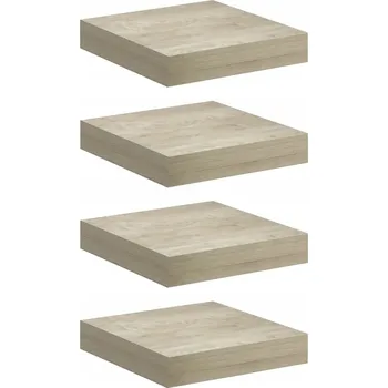 police Kovová police VidaXL 23 x 23 cm, kov