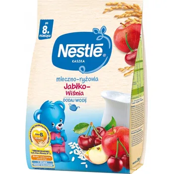 Nestlé mléčno-rýžová kaše jablečno višeň po 8 měsících 230 g