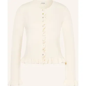 Dámský svetr Ladneri Dámský Svetr Chloe S Kašmírem A Volánky, krémová, 36