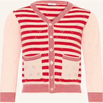Dámský svetr Hust And Claire Dívčí Svetr Camilla, červená / světle růžová, 98