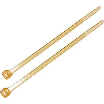 Organizace kabelů Kabelová vázací páska ACB100 100mm 3,4 mm Hnědá HellermannTyton