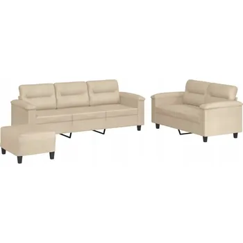 Sedací souprava Pohovka VidaXL 210 x 77 cm mikrovlákno, vícebarevná