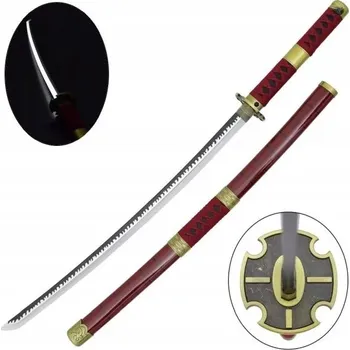 Replika zbraně Katana HATTORI HANZO Roronoa s LED osvětlením - replika samurajského meče