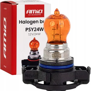 Povinná bezpečnostní výbava Halogenová žárovka PSY24W 12V 24W PG20-4 ORANŽOVÁ (AMBER)