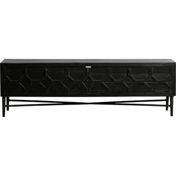 Televizní stolek BePureHome TV stolek Quebesto 160 x 45 cm černá Rozbale(v)no