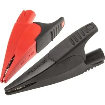 Krokosvorka Krokosvorka, 10A, materiál kontaktu: Ocel, Černá, červená, Fluke