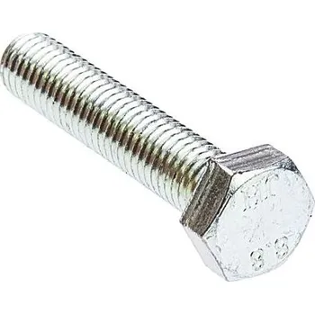 Šroub Stavěcí šroub Zinkování a čirá pasivace Ocel Šestihranná hlavice M8 x 40mm Stavěcí šroub