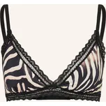 Hugo Dámská Trojúhelníková Podprsenka, černá / krémová, 36