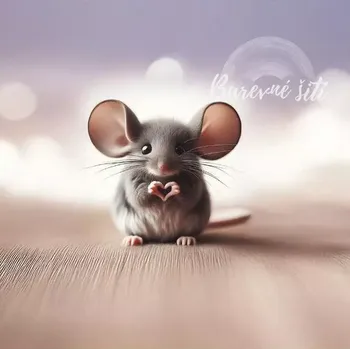 Úplet, Myška se srdíčkem, panel (E) (Top kvalitní úplet Bella)