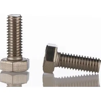 Šroub Stavěcí šroub, Prostý, Nerezová ocel Šestihranná hlavice , M8, délka: 25mm Stavěcí šroub