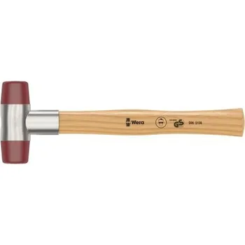 Kladivo Dřevěná palice Uretan Uretan Vyměnitelné čelo Wera 456 g