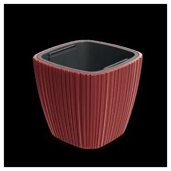 Květináč Květináč ORO 29 cm - barva: retro červená