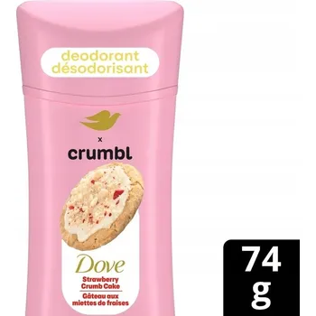 CRUMBLxDOVE STRAWBERRY CRUMB CAKE deodorant 74g USA (Jahodový dezert)
