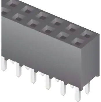 Elektrický konektor Patice PCB, řada: SQT, rozteč: 2mm, počet kontaktů: 20, počet řad: 2, Průchozí otvor Samtec